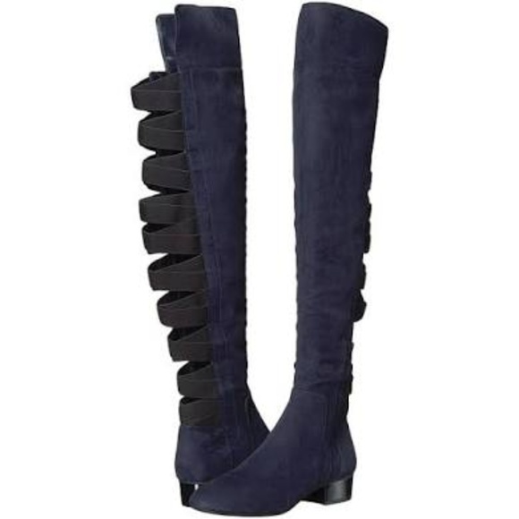 Nine West Shoes - Nine West Ooohaah Fabric Back Straps Boot 5.5M NEW